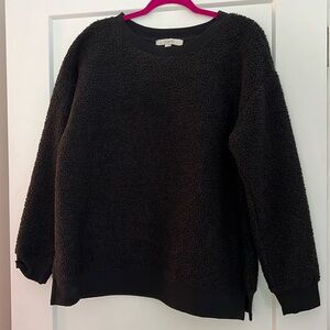 LOFT Sherpa Pullover Sweatshirt